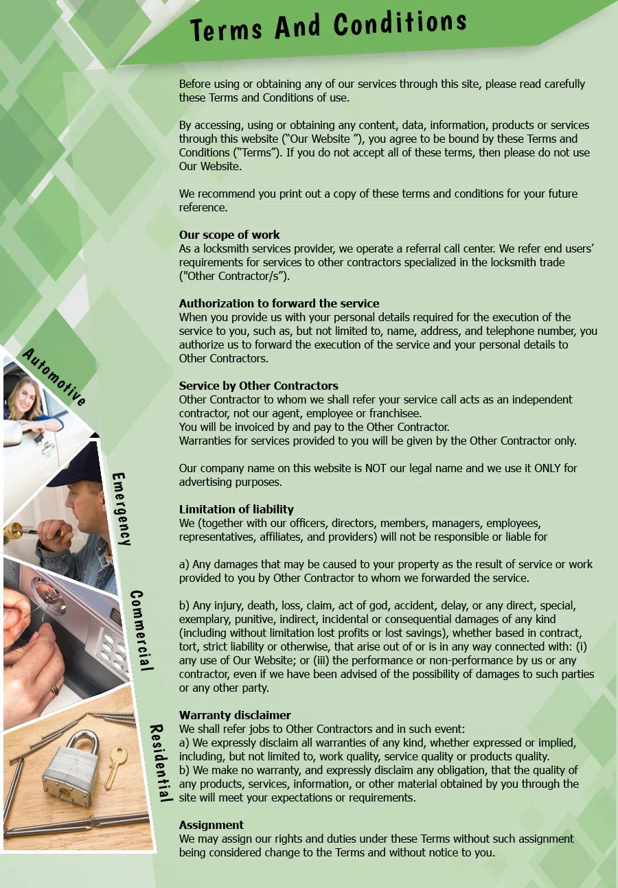 Central Lock Key Store Devens, MA 978-246-1976 - TermsAndConditions-2